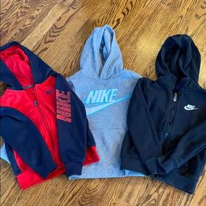 Nike boys 4T sweatshirt bundle